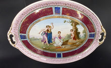 Charger l'image dans la galerie, Très beau plateau porcelaine de Vienne fin XVIIIème