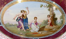 Charger l'image dans la galerie, Très beau plateau porcelaine de Vienne fin XVIIIème