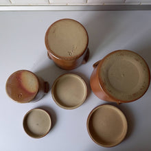 Charger l'image dans la galerie, Lot de 3 pots anciens grès vernissé