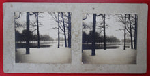 Charger l'image dans la galerie, Promenade sous la neige au bois de Boulogne 30 novembre 1908, photos stéréographies.