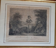 Charger l'image dans la galerie, Paire anciennes gravures du XIXème romantique
