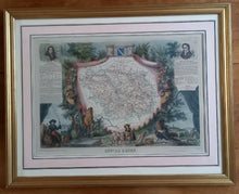 Charger l'image dans la galerie, Gravure départementale de l'atlas National Illustré