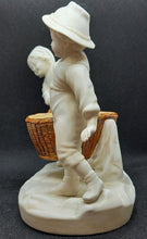 Load image into Gallery viewer, "Enfants au panier" faïence de biscuit