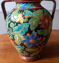 画像をギャラリービューアに読み込む, Amphore à décor floral MONACO-CERART