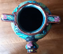 画像をギャラリービューアに読み込む, Amphore à décor floral MONACO-CERART