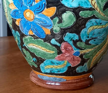 画像をギャラリービューアに読み込む, Amphore à décor floral MONACO-CERART