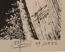 Charger l&#39;image dans la galerie, &quot;Vue de Laon des remparts nord&quot; lithographie
