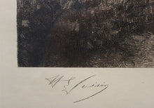 Cargar imagen en el visor de la galería, Gravure de la grande rue et du réfectoire du Mont Saint-Michel part Henri Léon VOISIN
