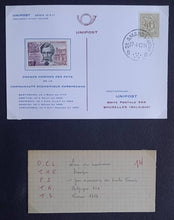 Carregar imagem no visualizador da galeria, Rare carte Neo Maximum 1er Jour timbre Français des Grand Hommes de la C.E.E.
