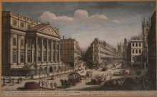 Cargar imagen en el visor de la galería, Gravure de la vue de l&#39;hôtel du Lord Maire de Londres époque XVIIIème

