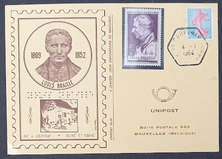 Rare carte Neo Maximum Louis Braille