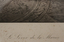 Cargar imagen en el visor de la galería, Photogravure &quot;Le lever de la mariée&quot; par Lionel Peraux

