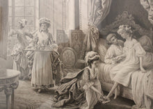 Load image into Gallery viewer, Photogravure &quot;Le lever de la mariée&quot; par Lionel Peraux
