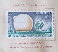 Carregar imagem no visualizador da galeria, Rare carte Neo Maximum Centre de télécommunication Spatiales de Pleumeur-Bodou
