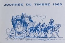 Cargar imagen en el visor de la galería, Rare carte Neo Maximum Journée du timbre du 1963 VIELSALM
