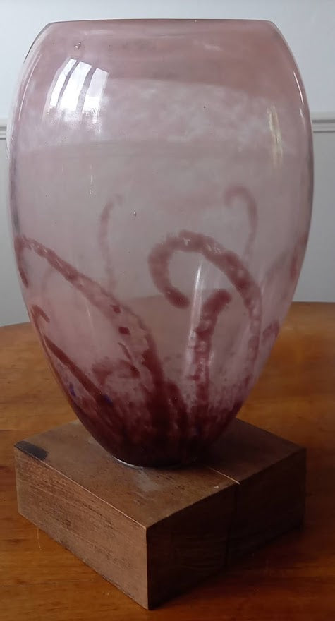 Vase Art-déco en verre