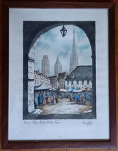 Carregar imagem no visualizador da galeria, Gravure Rouen par Barday
