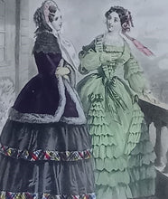 Cargar imagen en el visor de la galería, Gravure Cendrillon mode de Paris
