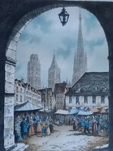 Cargar imagen en el visor de la galería, Gravure Rouen par Barday
