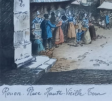 Lade das Bild in den Galerie-Viewer, Gravure Rouen par Barday
