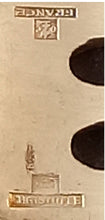Carregar imagem no visualizador da galeria, Fourchette à gâteaux en métal argenté Christofle modèle Spatours
