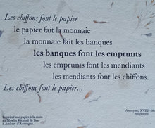 Carregar imagem no visualizador da galeria, Moulin Richard de Bas reproduction poème anglais
