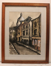 Carregar imagem no visualizador da galeria, 2 aquarelles &quot;Montmartre&quot; par R. DARLAY
