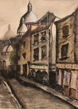 Charger l&#39;image dans la galerie, 2 aquarelles &quot;Montmartre&quot; par R. DARLAY
