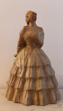 Load image into Gallery viewer, Sculpture Art-déco &quot;jeune femme à la lettre&quot; par F. Rozet
