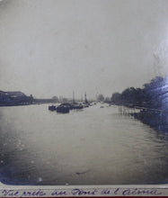 Cargar imagen en el visor de la galería, Photos stéréographies, de la Grande Crue de 1910 à Paris. (pont de l&#39;Alma)

