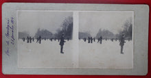 Lade das Bild in den Galerie-Viewer, Patinage au bois de Boulogne janvier 1914, photos stéréographies.
