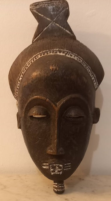 Ancien et rare masque Baoulé